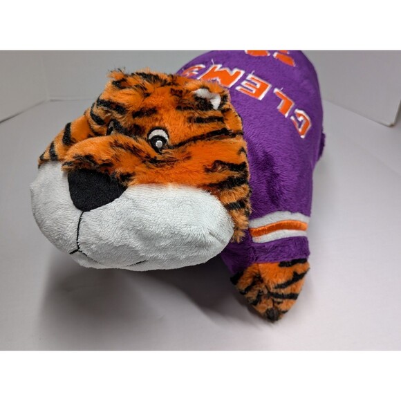 Clemson SC Tigers My  Pillowpet Purple Orange Plush Tiger Team Fan NCAA Football - Picture 10 of 11
